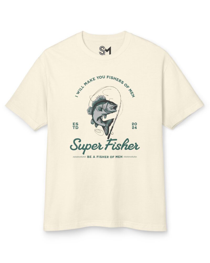 Be a fisher of man Unisex Garment-Dyed Heavyweight Cotton Tee
