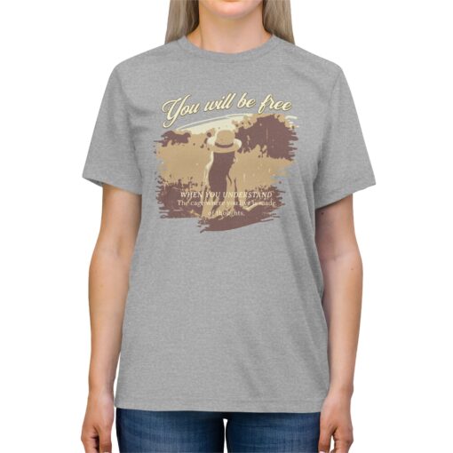 You will be free Unisex Triblend Tee - Image 19