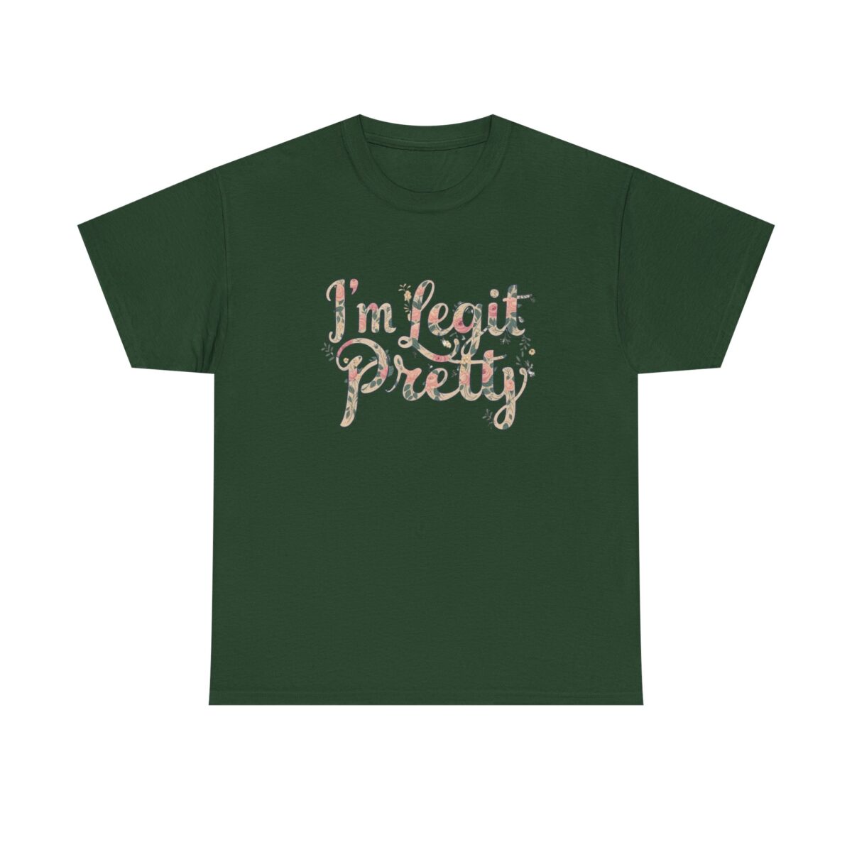 I'm legit pretty Unisex Heavy Cotton Tee - Image 25