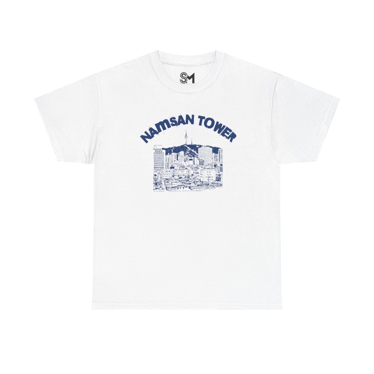 Namsan Tower Unisex Heavy Cotton Tee
