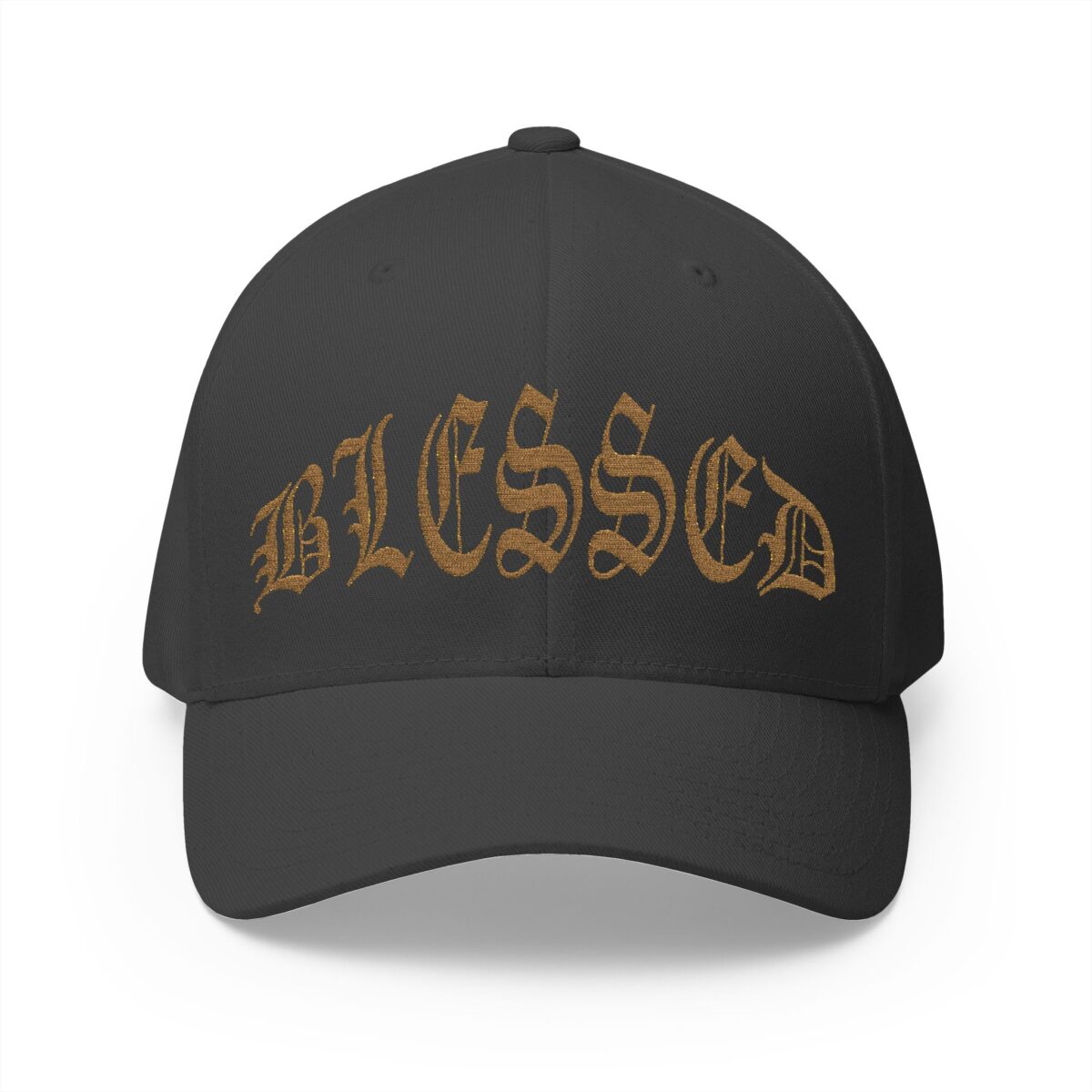Blessed Embroidered Cap - Stylish Closed-Back Structured Hat for Faith and Everyday Wear