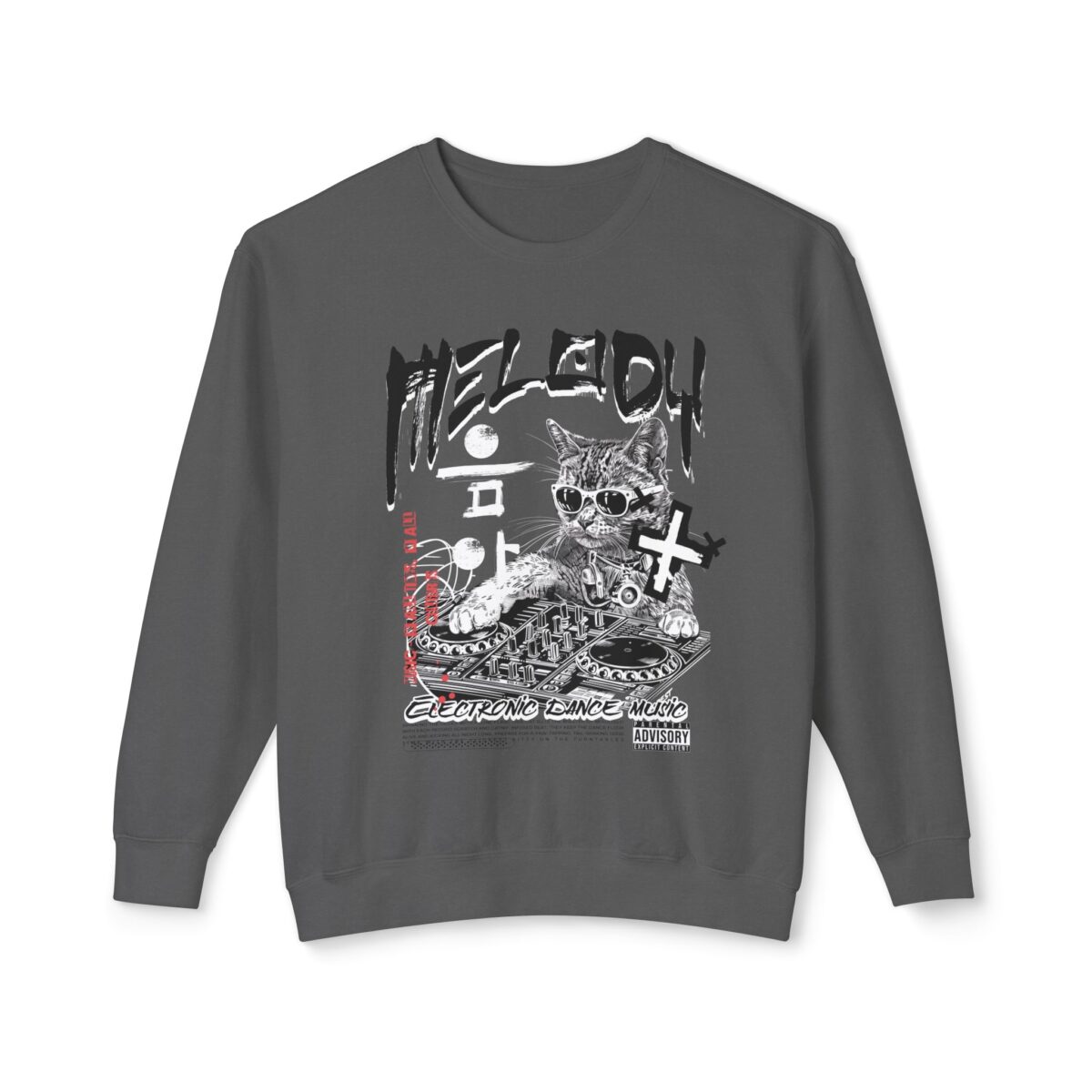 Melody Unisex Lightweight Crewneck Sweatshirt - Image 13