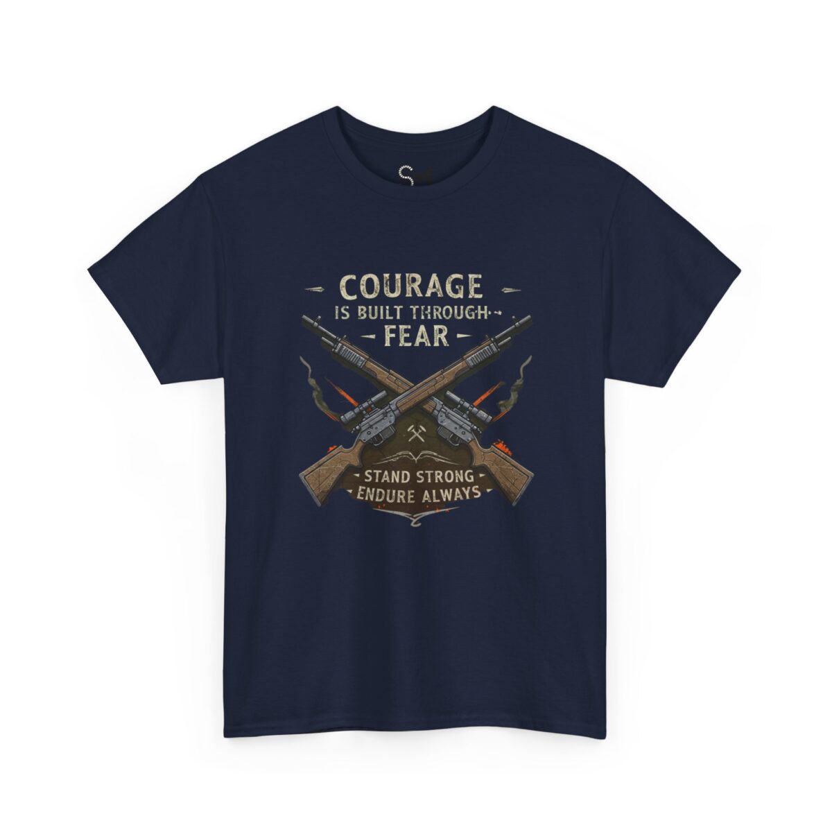 Courage is built through fear Unisex Heavy Cotton Tee - Image 27