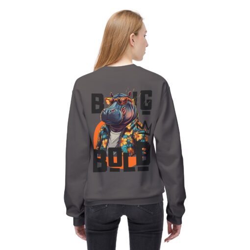 Big Bold Unisex Midweight Softstyle Fleece Crewneck Sweatshirt - Image 40