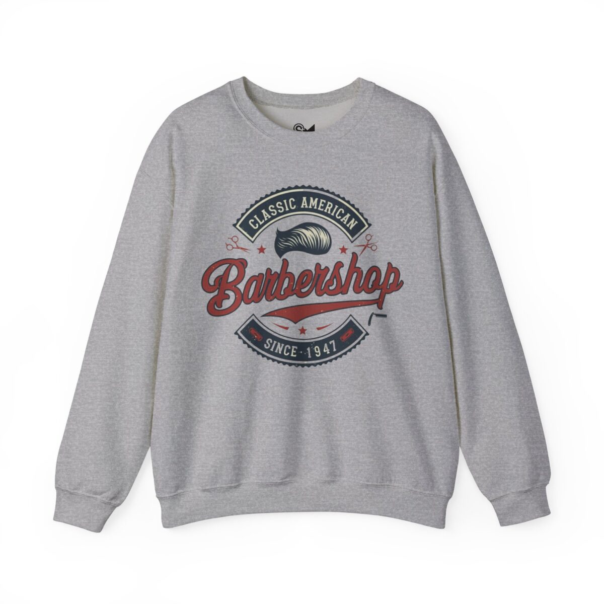 Classic American barbershop Unisex Heavy Blend™ Crewneck Sweatshirt - Image 13