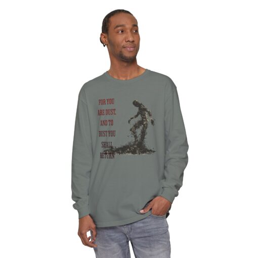 Return to soil Unisex Garment-dyed Long Sleeve T-Shirt - Image 23