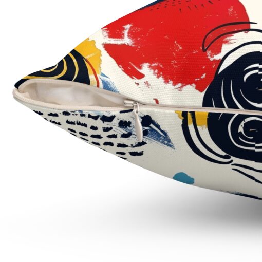 Modern Pattern Spun Polyester Square Pillow - Image 6