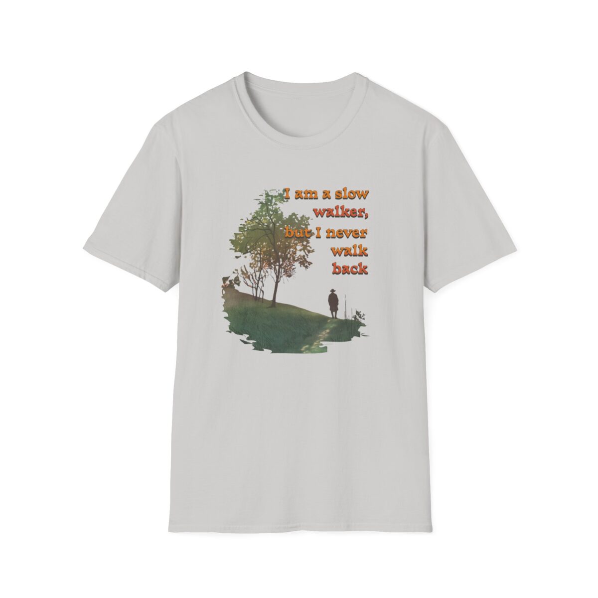 Never walk back Unisex Softstyle T-Shirt - Image 13