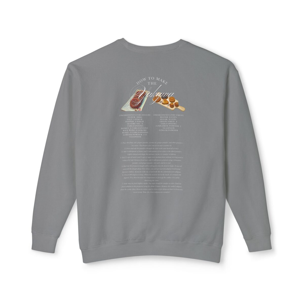How to make Yakgwa Unisex Lightweight Crewneck Sweatshirt - Image 14