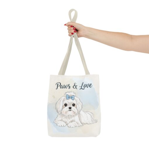 Paws & Love Dog Tote Bag - Cute Pet Lover's Carryall - Image 16