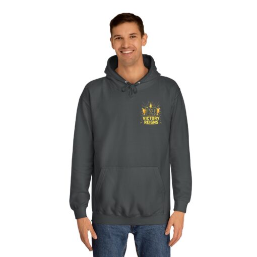 Victory reigns Unisex College Hoodie - Image 11