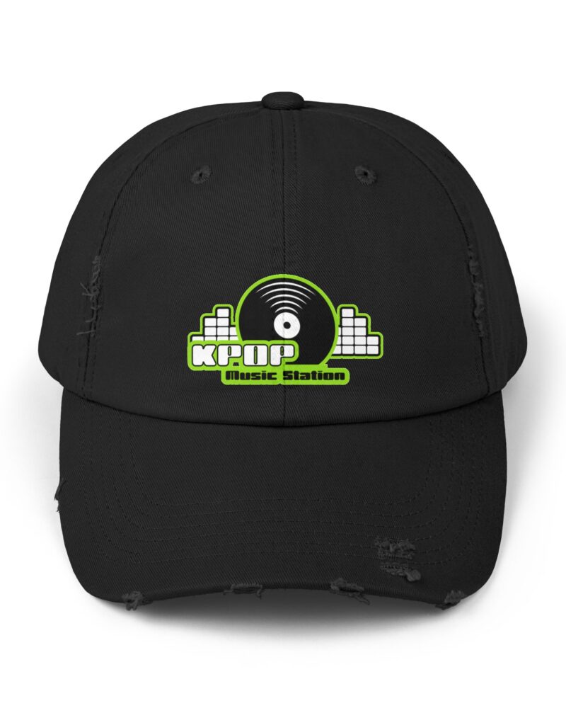 KPOP Music Station Unisex Distressed Cap