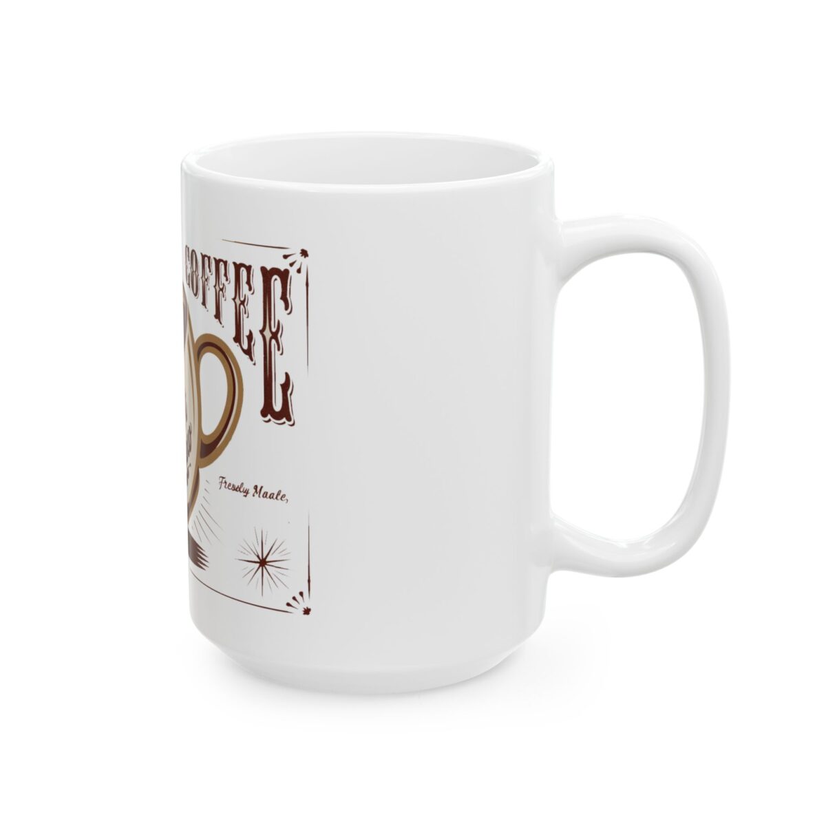 Coffee hot brew Ceramic Mug, (11oz, 15oz) - Image 8