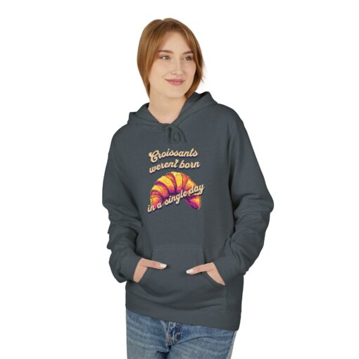 Croissants weren't born in a single day Unisex Midweight Softstyle Fleece Hoodie - Image 19