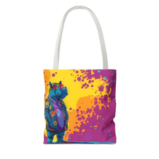 Stylish Hippo Tote Bag (AOP) - Image 26