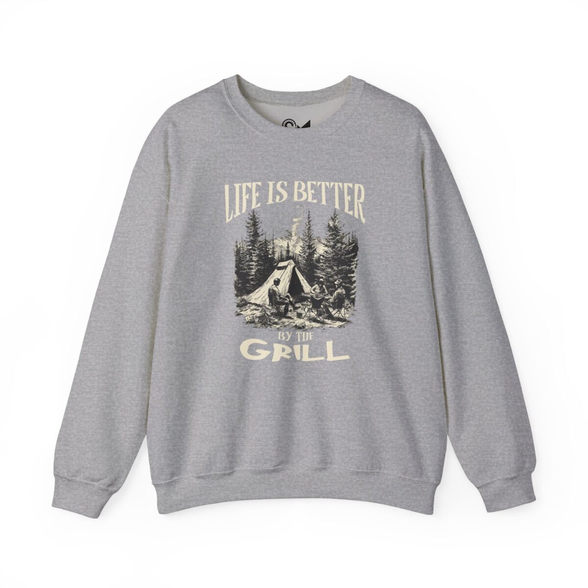 Life is better Unisex Heavy Blend™ Crewneck Sweatshirt - Image 5