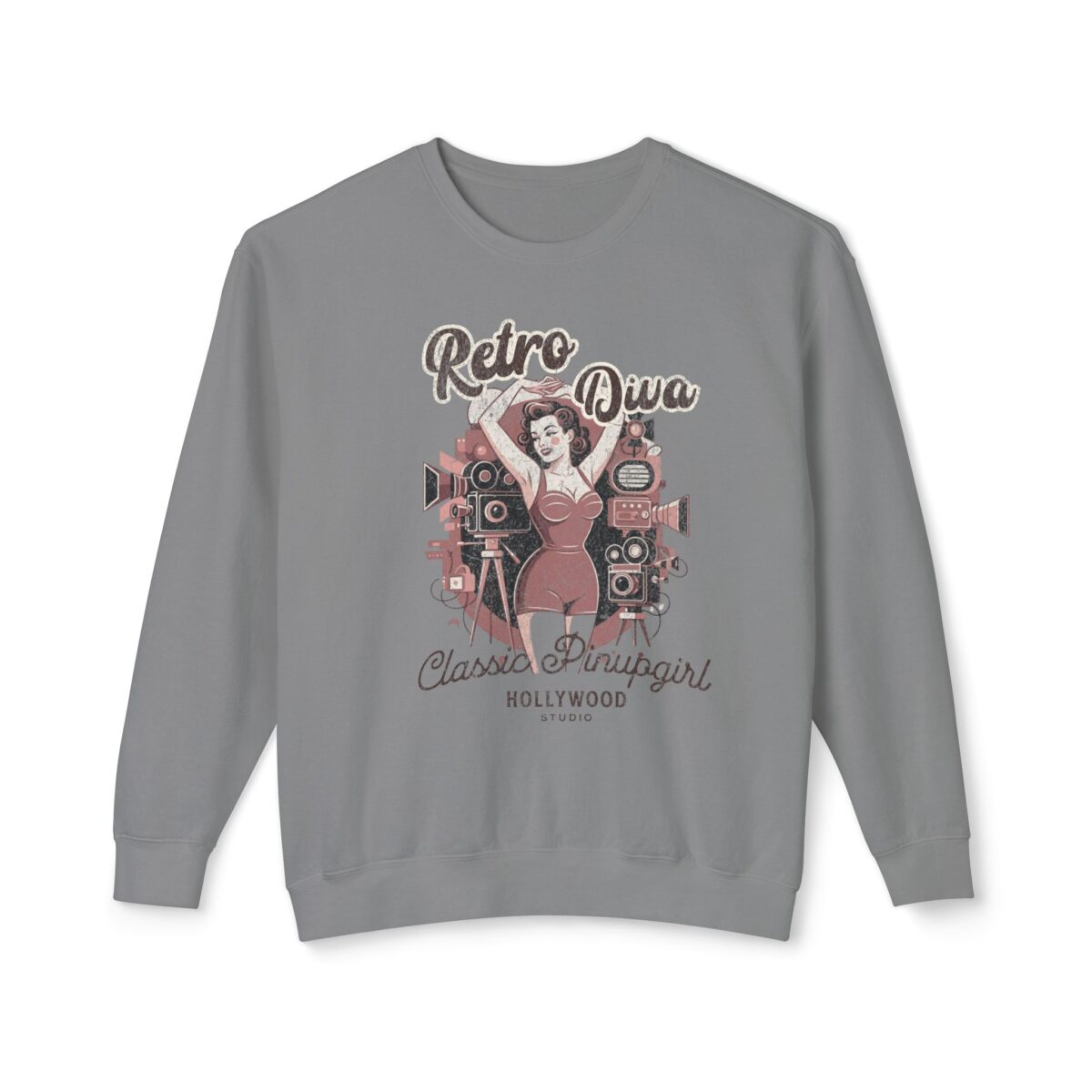 Classic diva Unisex Lightweight Crewneck Sweatshirt - Image 9