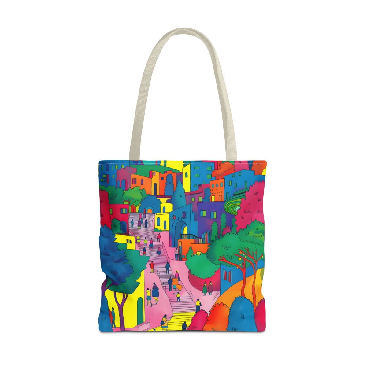 The hillside village in Korea Tote Bag (AOP) - Image 45