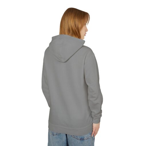 The rabbit looking at Earth from the moon Unisex Lightweight Hooded Sweatshirt - Image 8
