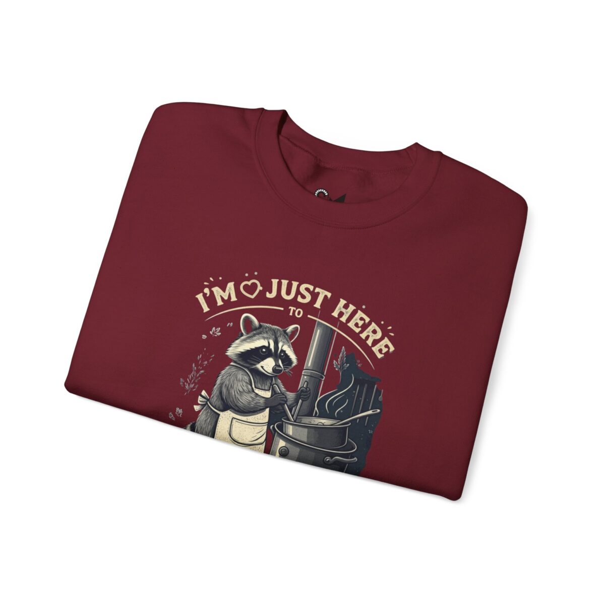 I am just here Unisex Heavy Blend™ Crewneck Sweatshirt - Image 39