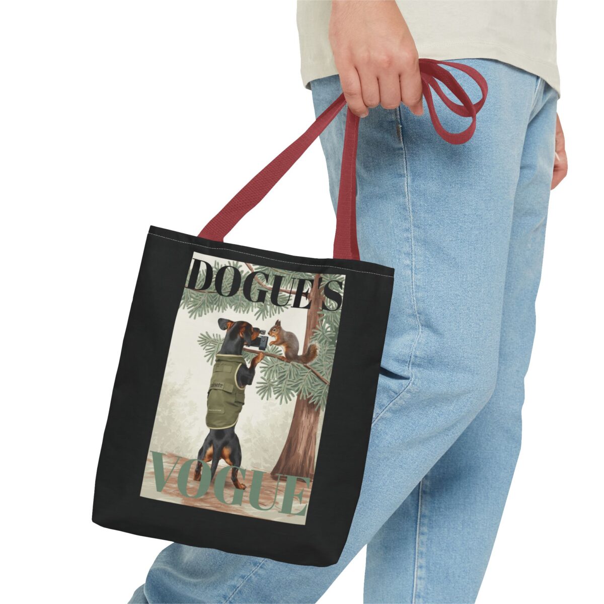 Dogue's Vogue Tote Bag (AOP) - Image 15