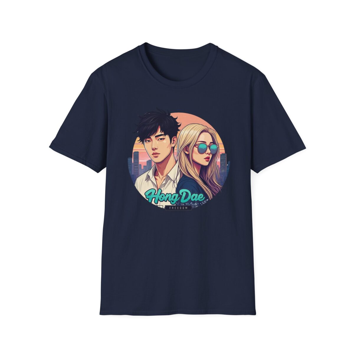 HongDae Freedom Unisex Softstyle T-Shirt - Image 41