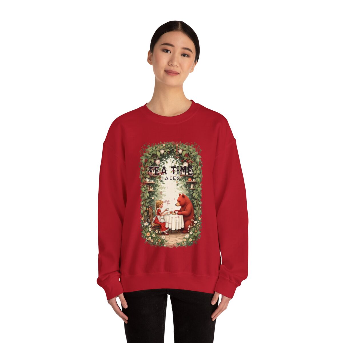 Tea time tales Unisex Heavy Blend™ Crewneck Sweatshirt - Image 48