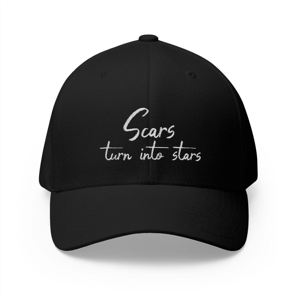 Embroidered Cap - 'Scars Turn Into Stars' Inspiring Quote - Image 25