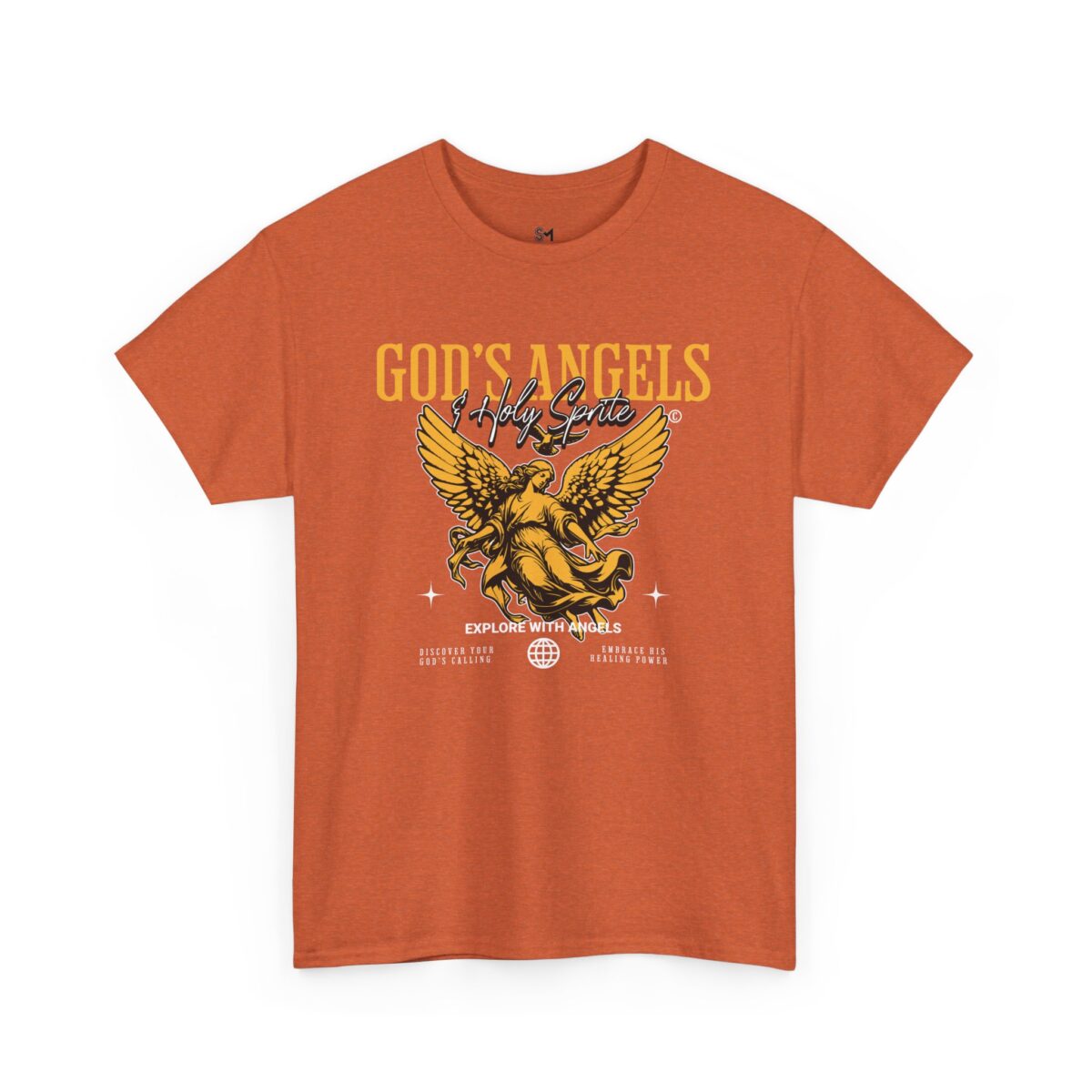 God's angels Unisex Heavy Cotton Tee - Image 3