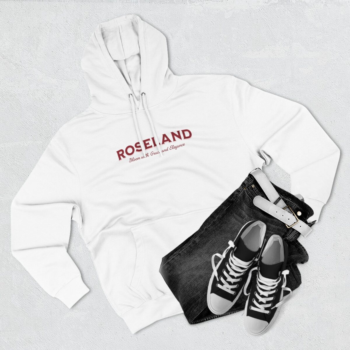 Roseland Three-Panel Fleece Hoodie - Image 3