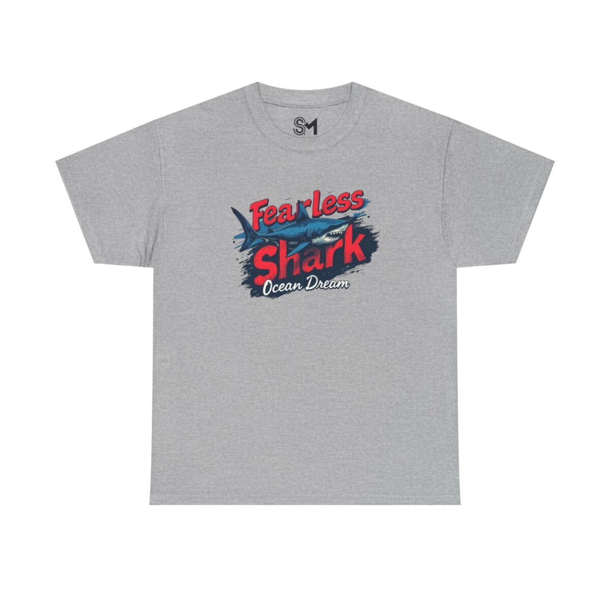 Fearless shark Unisex Heavy Cotton Tee - Image 17