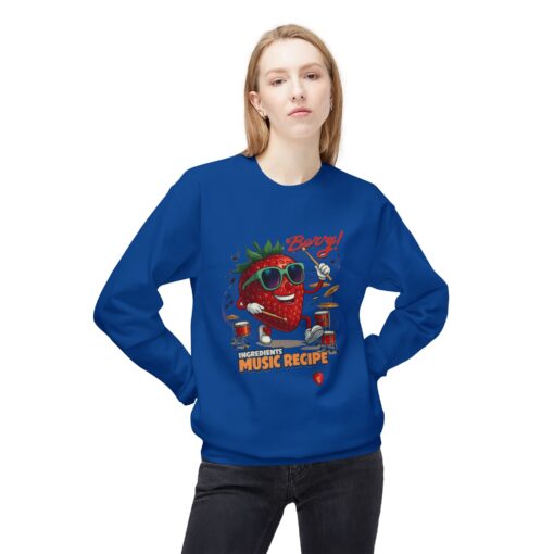 Berry Unisex Midweight Softstyle Fleece Crewneck Sweatshirt - Image 23