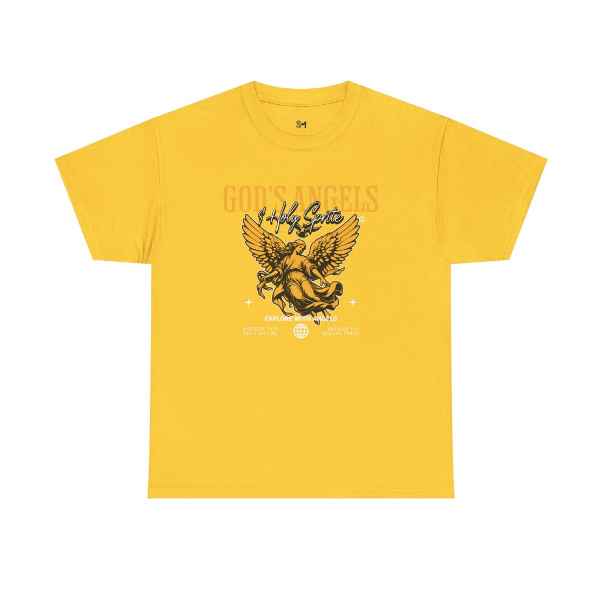 God's angels Unisex Heavy Cotton Tee - Image 5