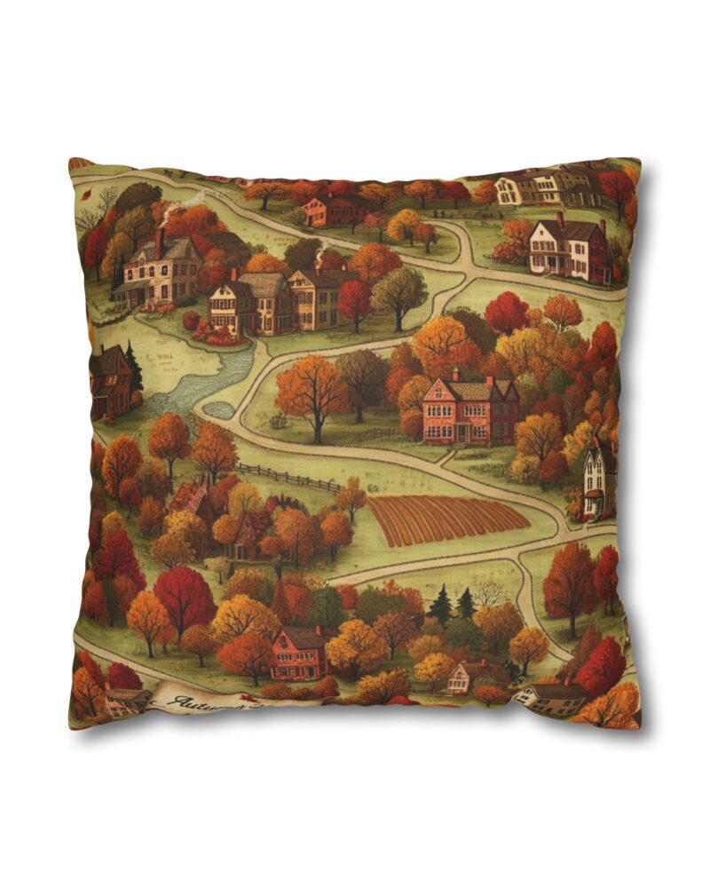 Map of Memories II Spun Polyester Square Pillowcase