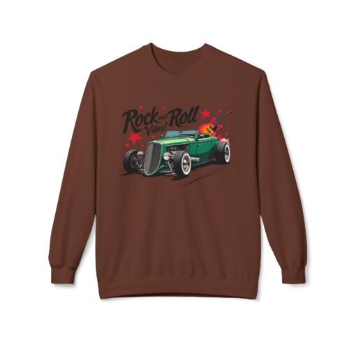 Rock & Roll Vibes Unisex Midweight Softstyle Fleece Crewneck Sweatshirt - Image 5