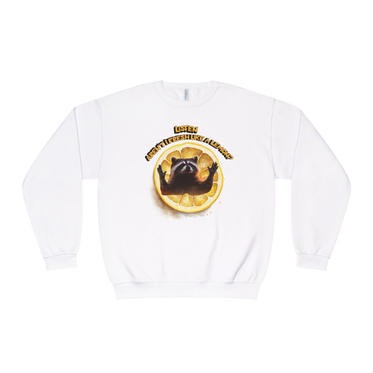 Lemonish racoon Unisex NuBlend® Crewneck Sweatshirt