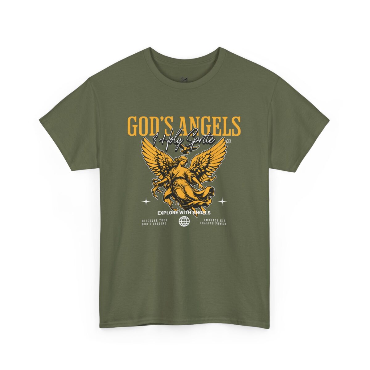 God's angels Unisex Heavy Cotton Tee - Image 15