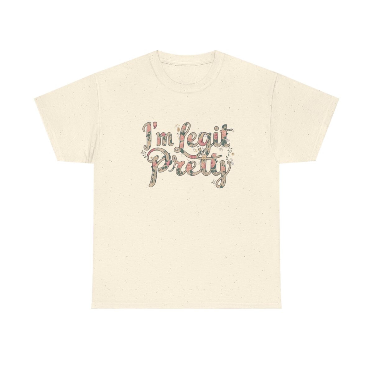 I'm legit pretty Unisex Heavy Cotton Tee - Image 13