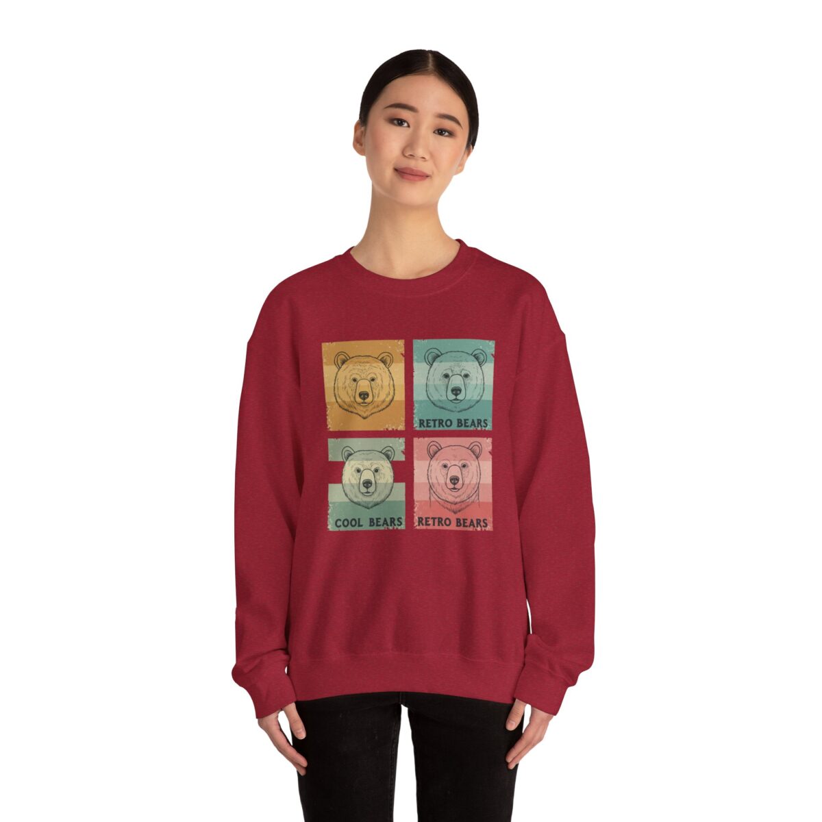 Crewneck Sweatshirt - Retro bears - Image 36