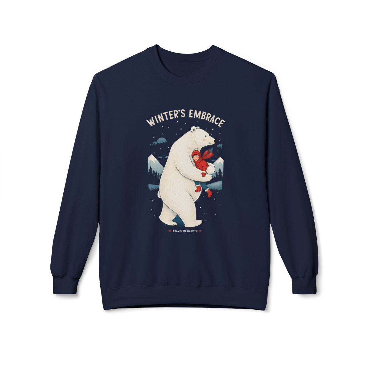 Winter's embrace Unisex Midweight Softstyle Fleece Crewneck Sweatshirt