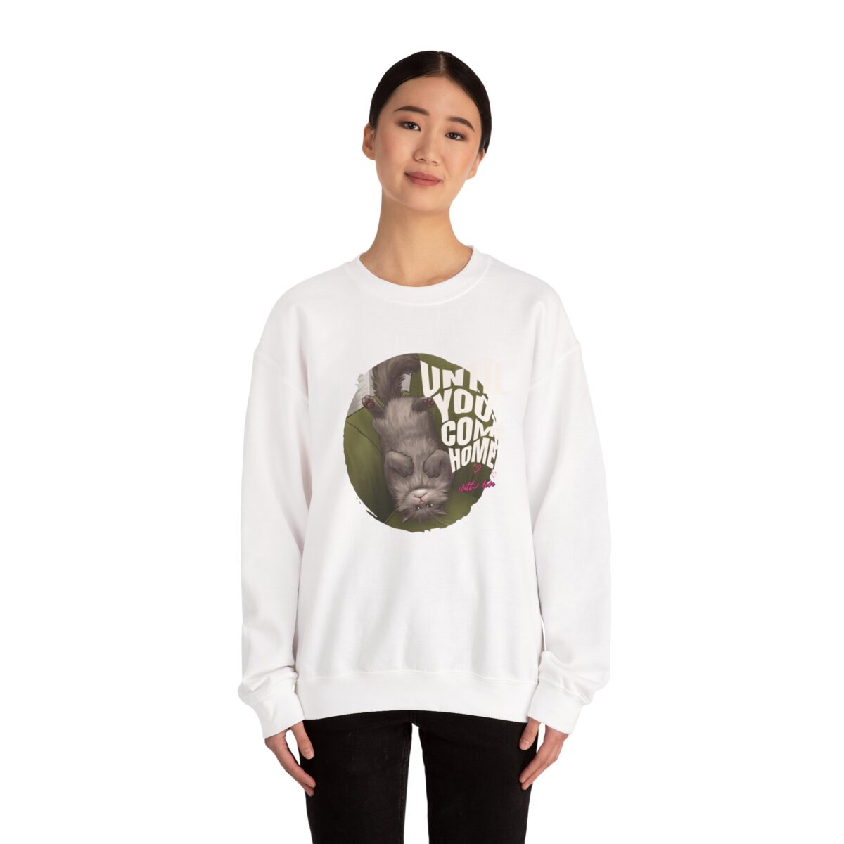 Until you come home Unisex Heavy Blend™ Crewneck Sweatshirt - Image 4