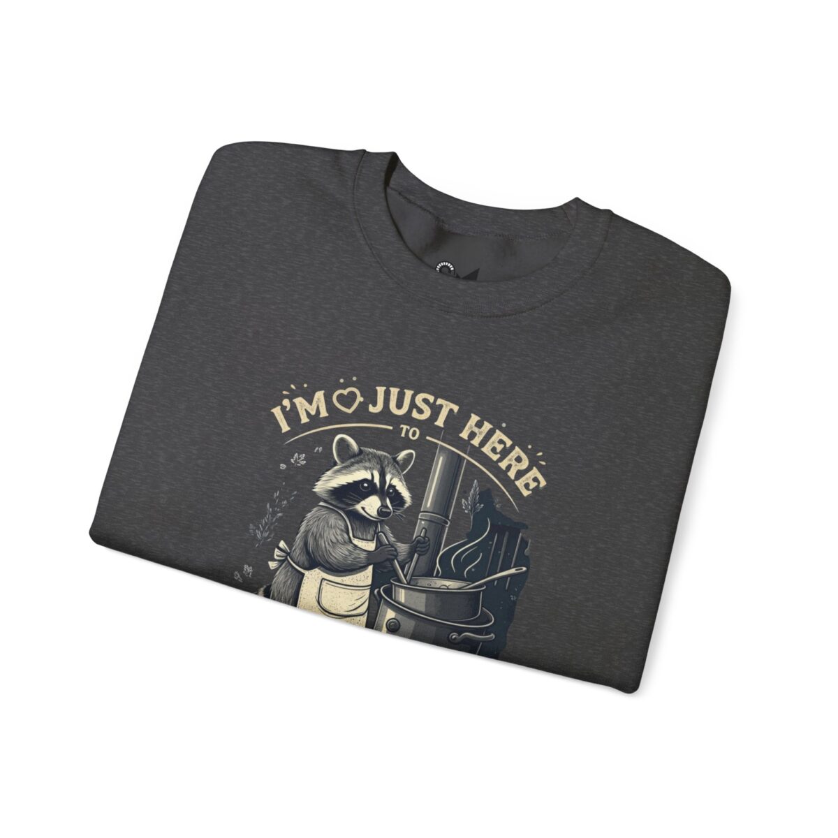 I am just here Unisex Heavy Blend™ Crewneck Sweatshirt - Image 15