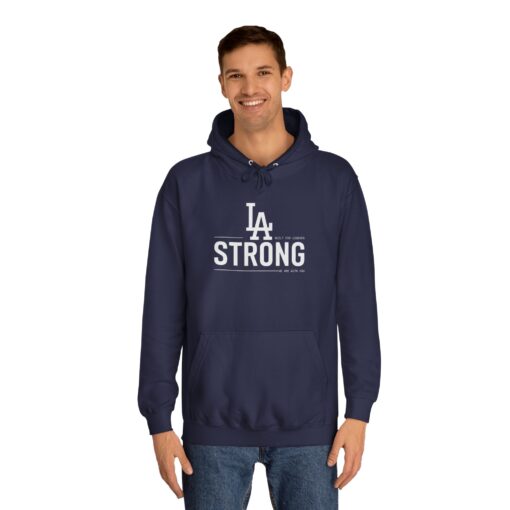 LA STRONG Unisex College Hoodie - Image 11