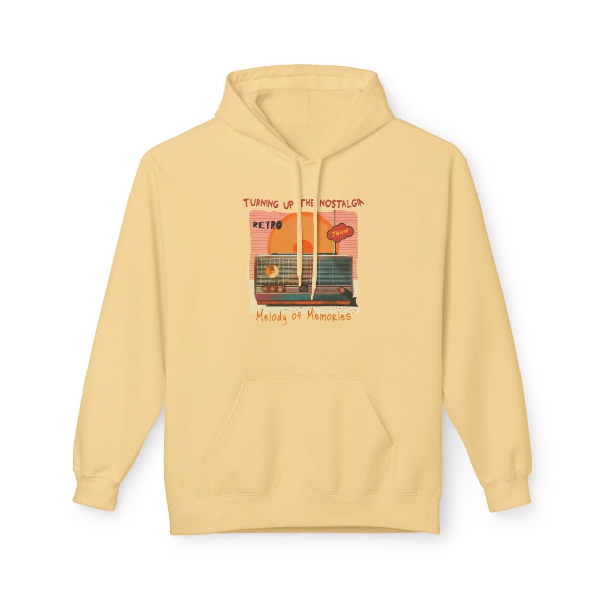 Turning up the nostalgia Unisex Midweight Softstyle Fleece Hoodie - Image 17