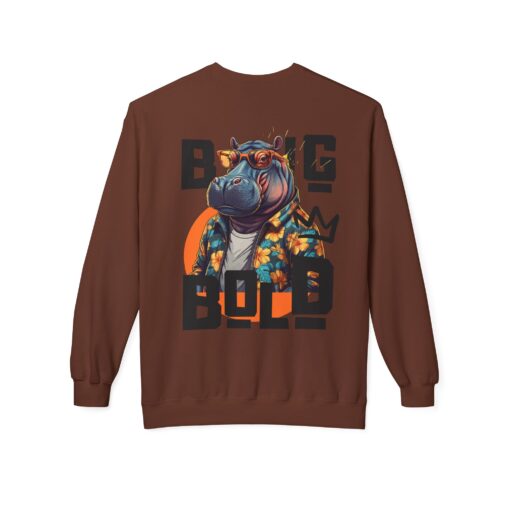 Big Bold Unisex Midweight Softstyle Fleece Crewneck Sweatshirt - Image 6