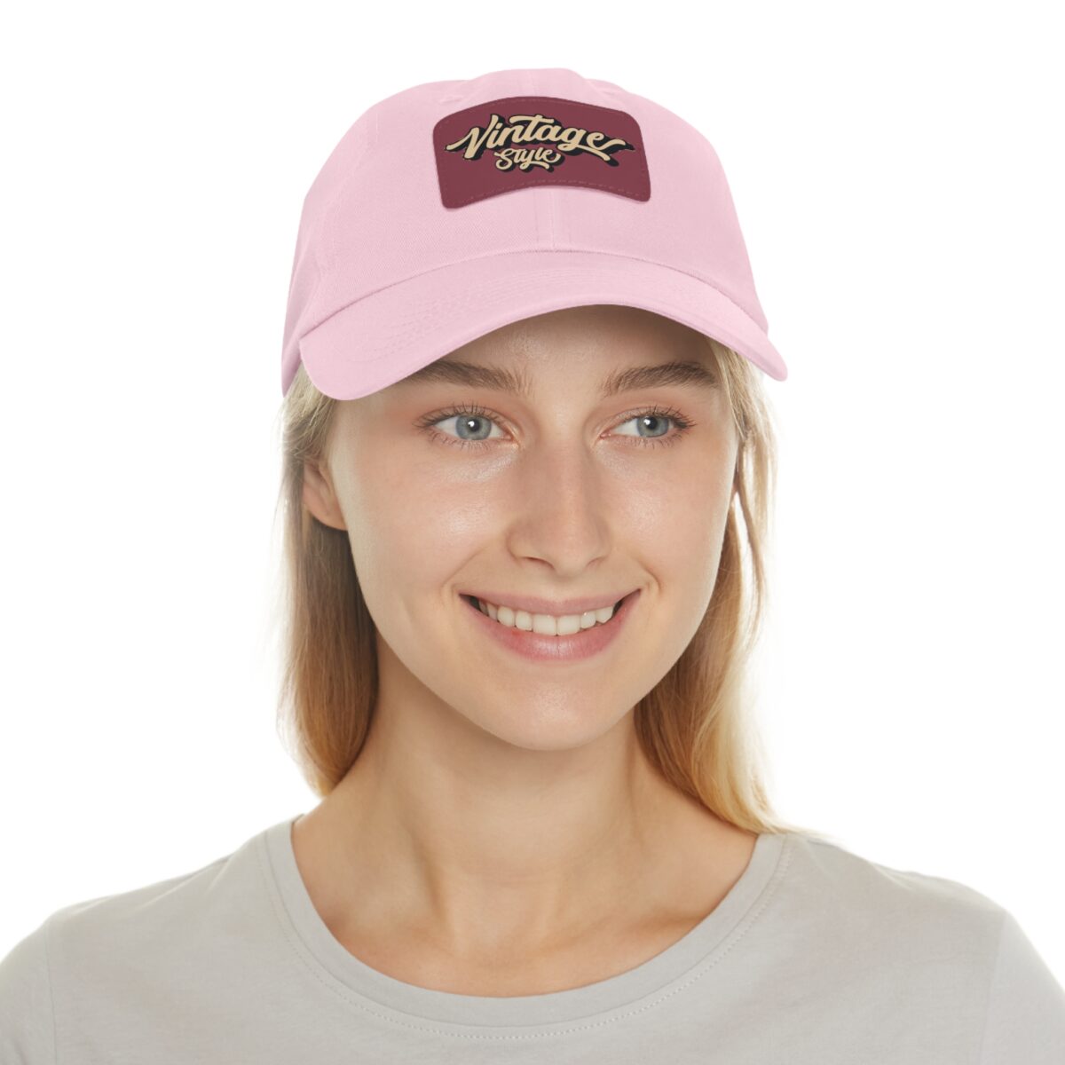 Vintage style Hat with Leather Patch (Rectangle) - Image 36