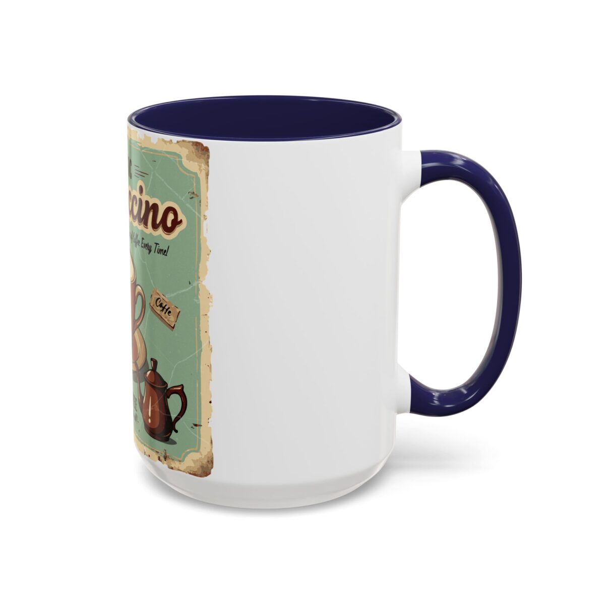 Classic Cappuccino Accent Coffee Mug (11, 15oz) - Image 22