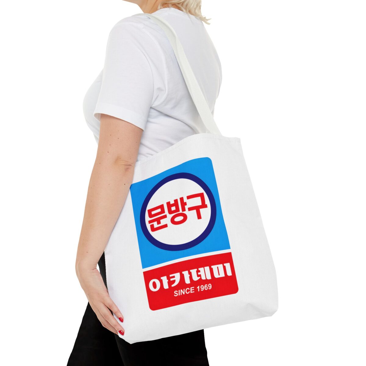 Korean Classic Stationery Sign Tote Bag (AOP) - Image 32