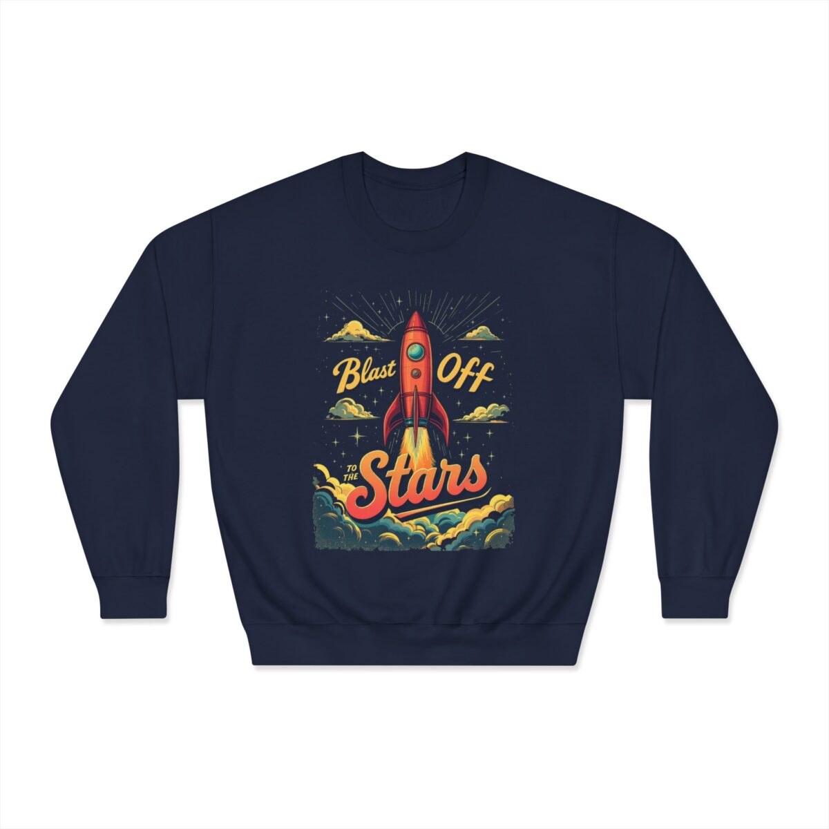 Blast off Unisex DryBlend® Crewneck Sweatshirt - Image 5