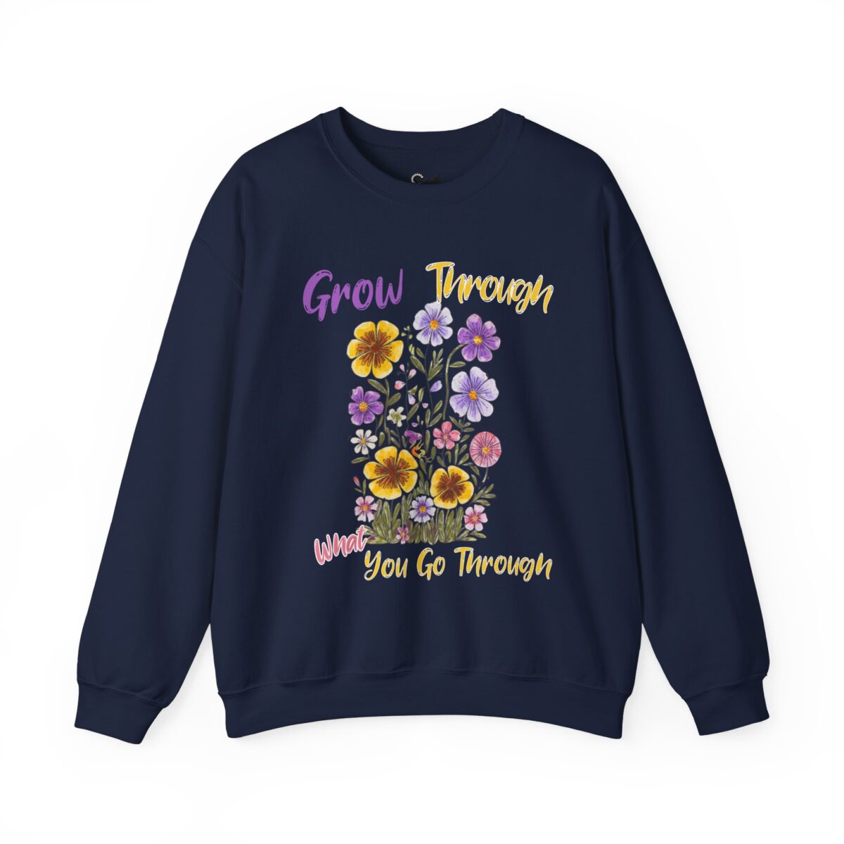Grow Through What You Go Through Unisex Heavy Blend™ Crewneck Sweatshirt - Image 9
